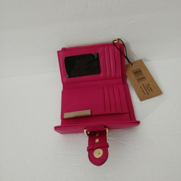 Steve Madden Bellison Fuchsia Flap Wallet - Picture 8 of 13